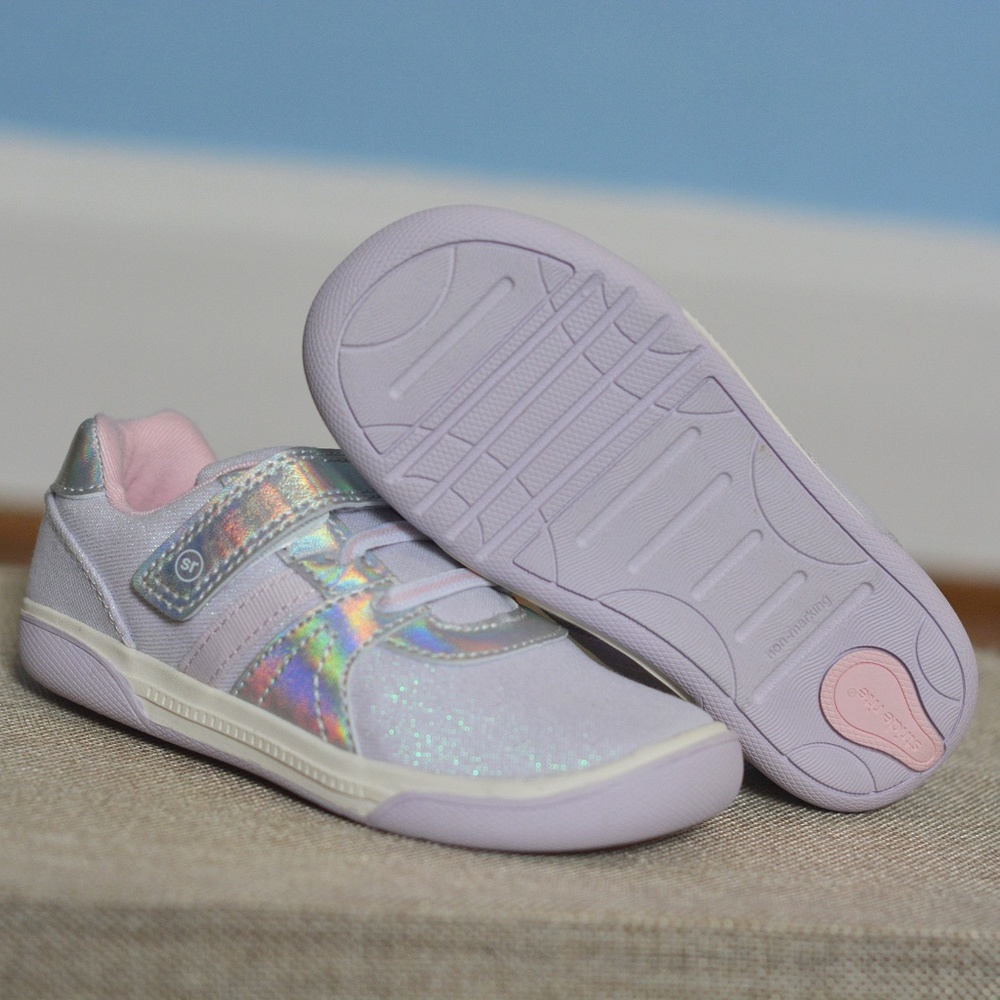 Stride Rite Thompson Sneaker Iridescent Color, size 9M kids